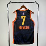 NBA 7 Holmgren OKC Thunder 23-24 city Maillot imprimé